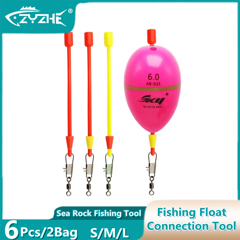 Saltwater Line - ZYZHE 6 Buah/2 Tas Alat Penghubung