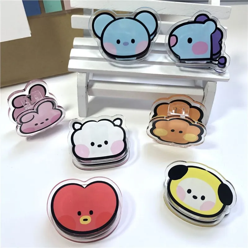 Tippet Line - Kawaii BT21 Klip Memo Buku Catatan