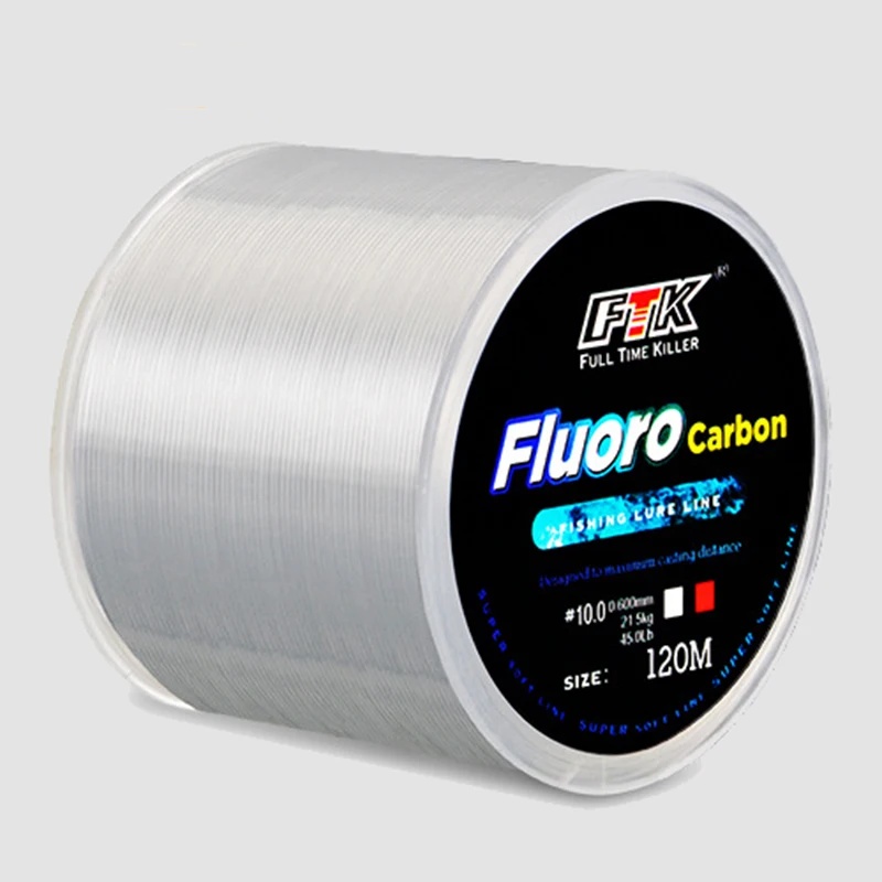 Fluorocarbon Line - Senar Pancing 120M 0.14Mm-0.6Mm Proses Pelapisan