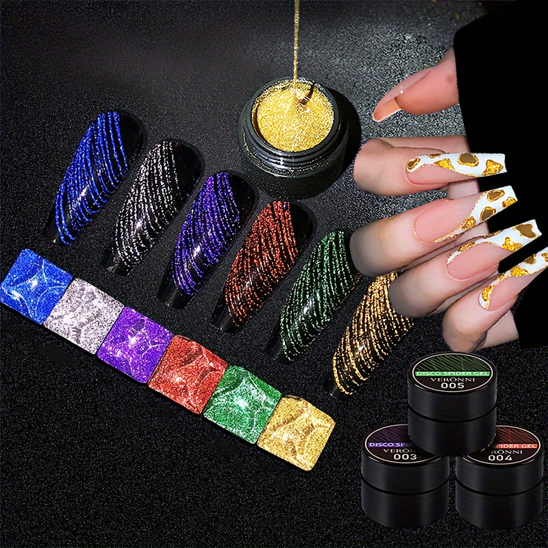 Copolymer Line - 6 warna Spider Gel, baru Upgrade