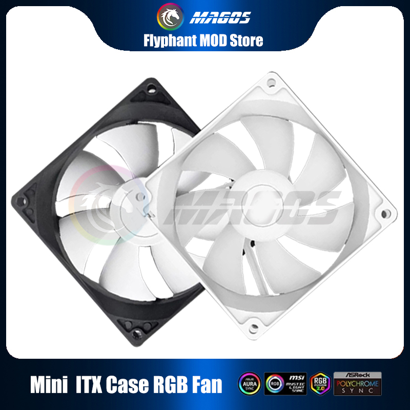 Casing Mini ITX Kipas ARGB 8Cm - Fly Line ulasan dan harga