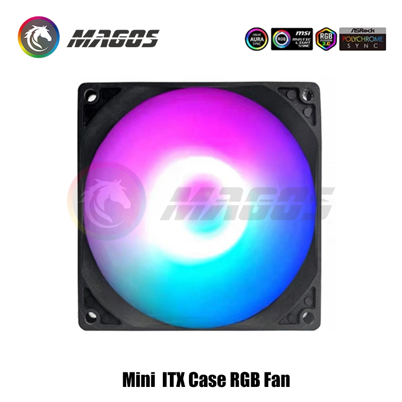 Casing Mini ITX Kipas ARGB 8Cm - Fly Line ulasan dan harga