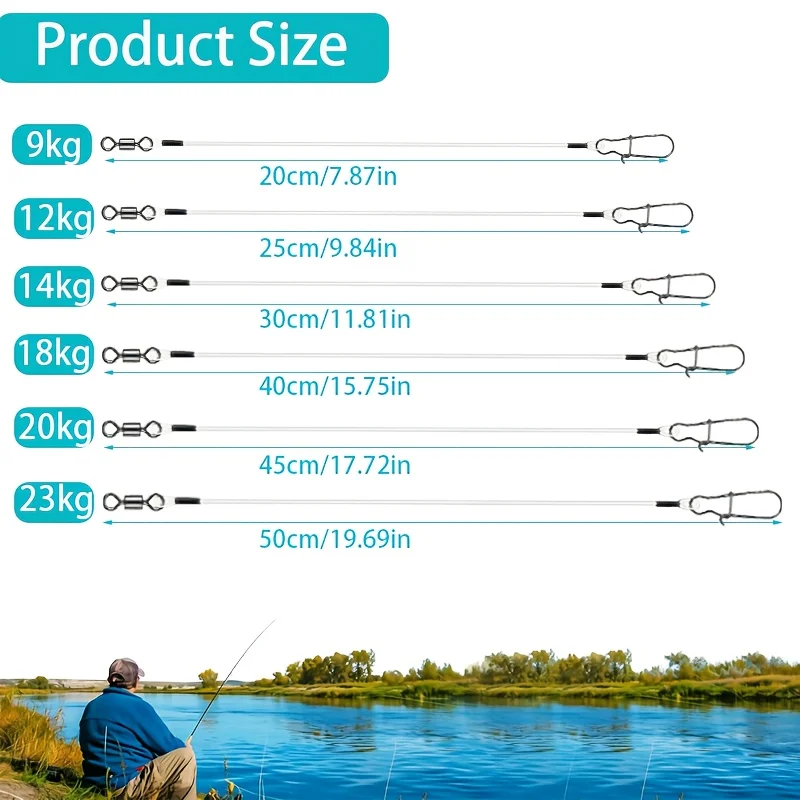 15 Buah Kawat Fluorokarbon unt - Leader Line ulasan dan harga