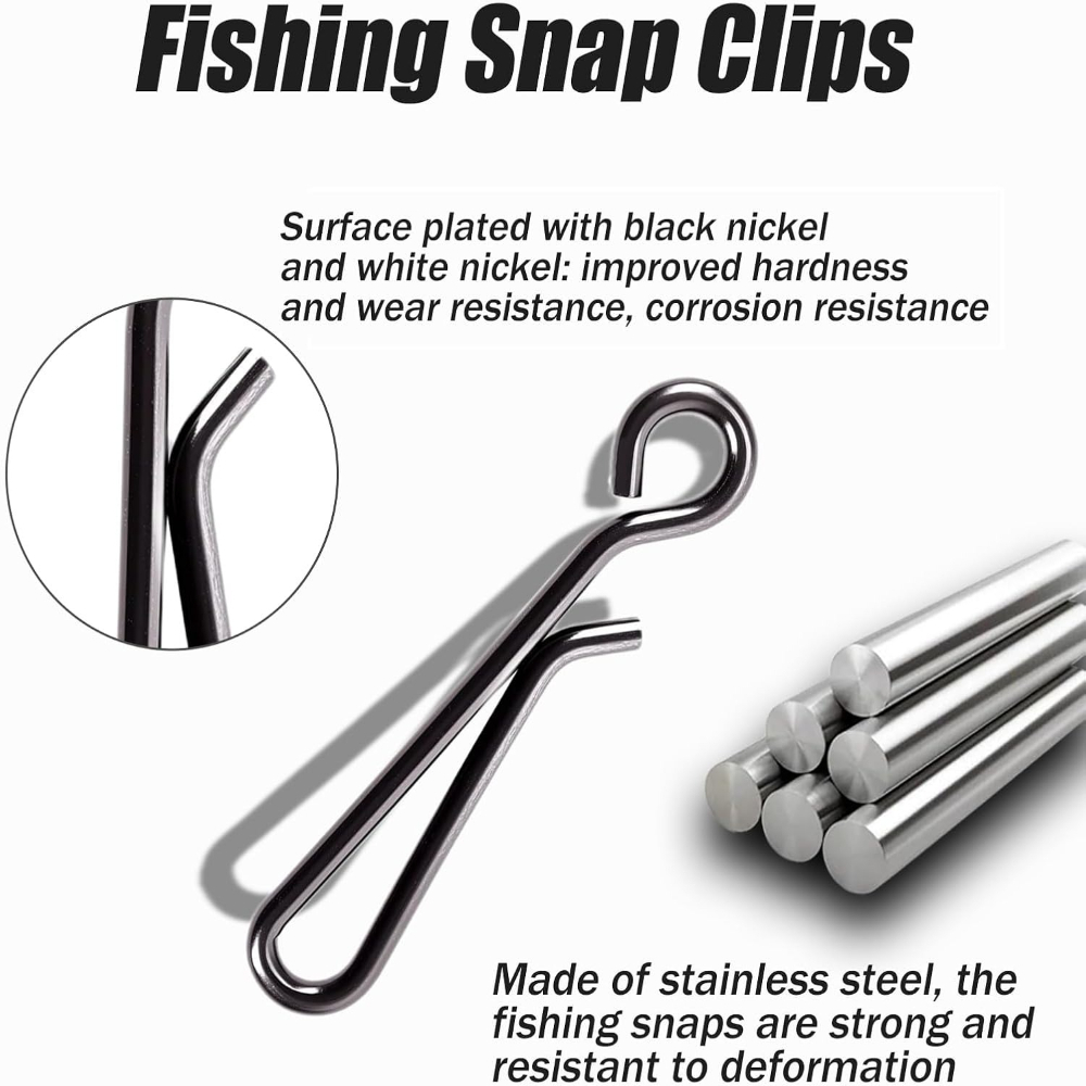 100Pcs Klip Snap Pancing Baja  - Saltwater Line ulasan dan harga