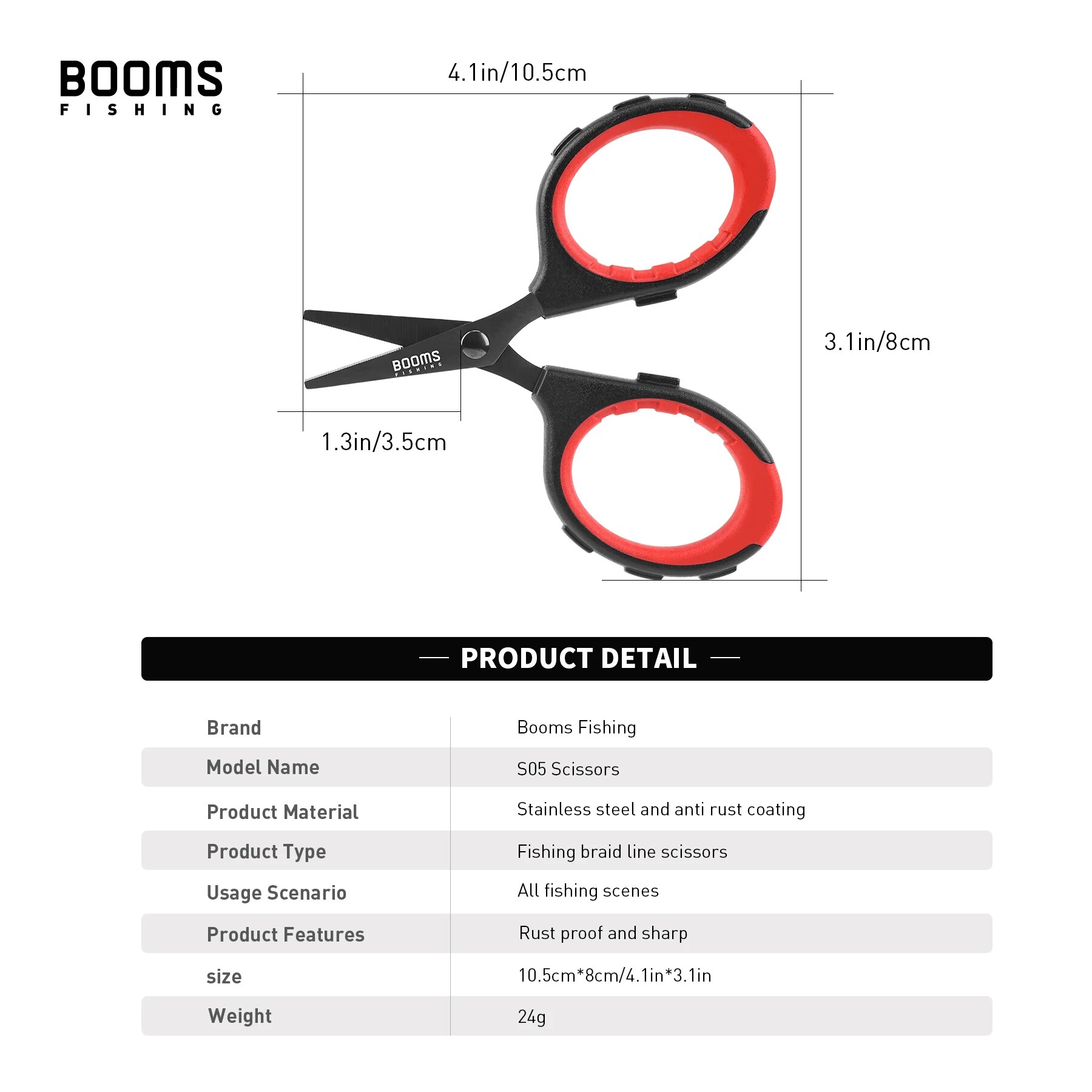 Booms memancing S05 kawat kepa - Monofilament Line ulasan dan harga