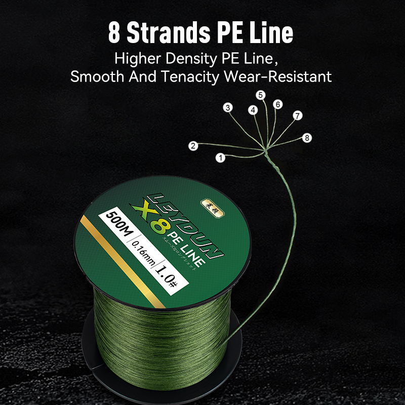 LEYDUN 500m Senar Pancing Mikr - Copolymer Line ulasan dan harga