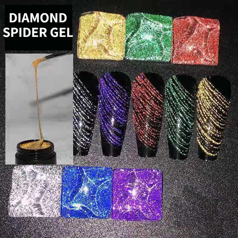 6 warna Spider Gel, baru Upgra - Copolymer Line ulasan dan harga