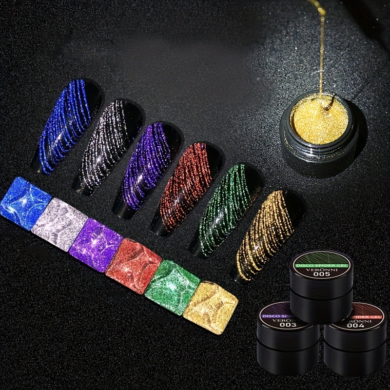 6 warna Spider Gel, baru Upgra - Copolymer Line ulasan dan harga