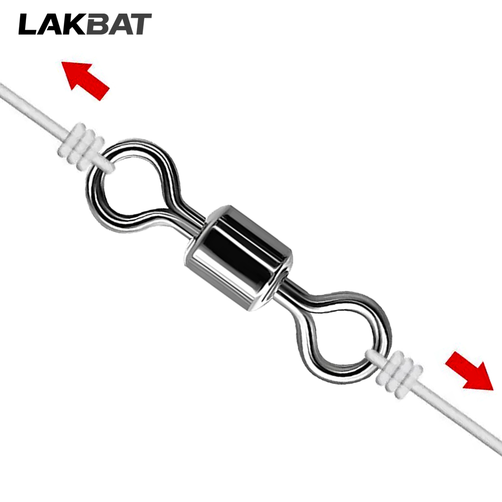 100PCS Konektor Putar Baja Ant - Fishing Line Box ulasan dan harga