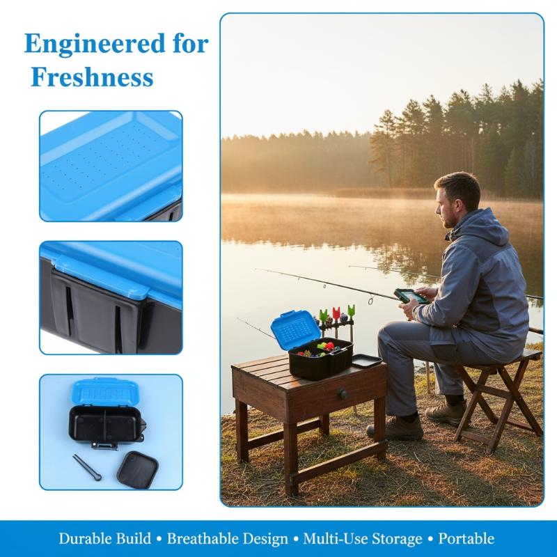 Kotak Umpan Pancing Portabel,  - Fishing Line Box ulasan dan harga