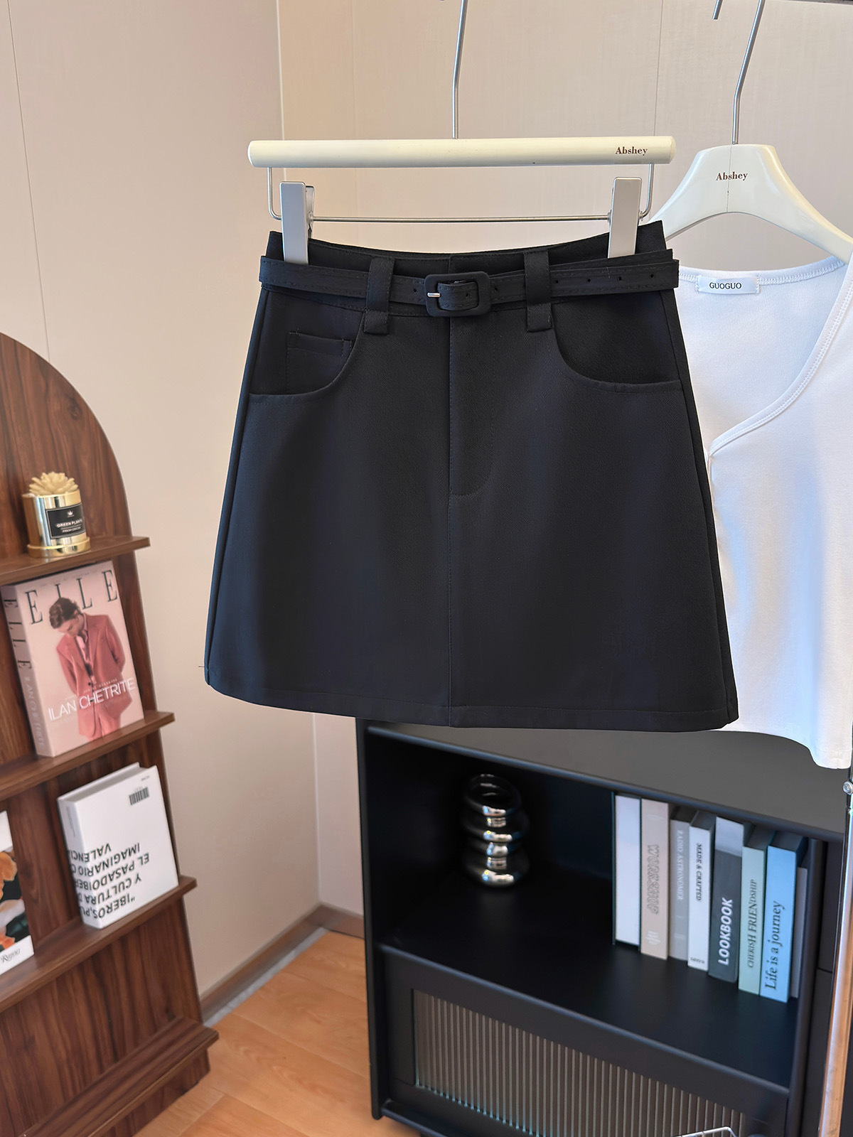Rok Denim Mini A-Line Di Atas  - Fly Line ulasan dan harga