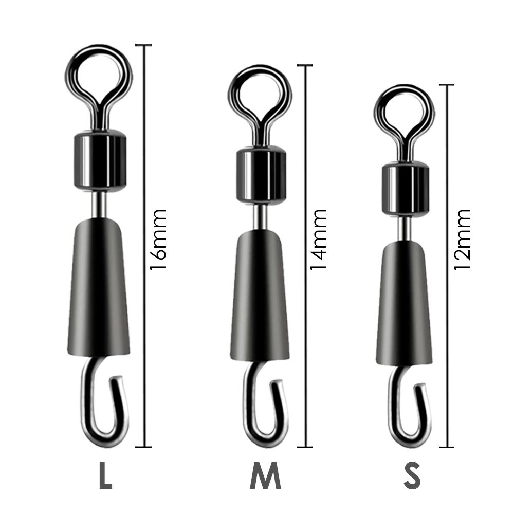 20/100Pcs Bearing Swivel Panci - Fishing Line Box ulasan dan harga