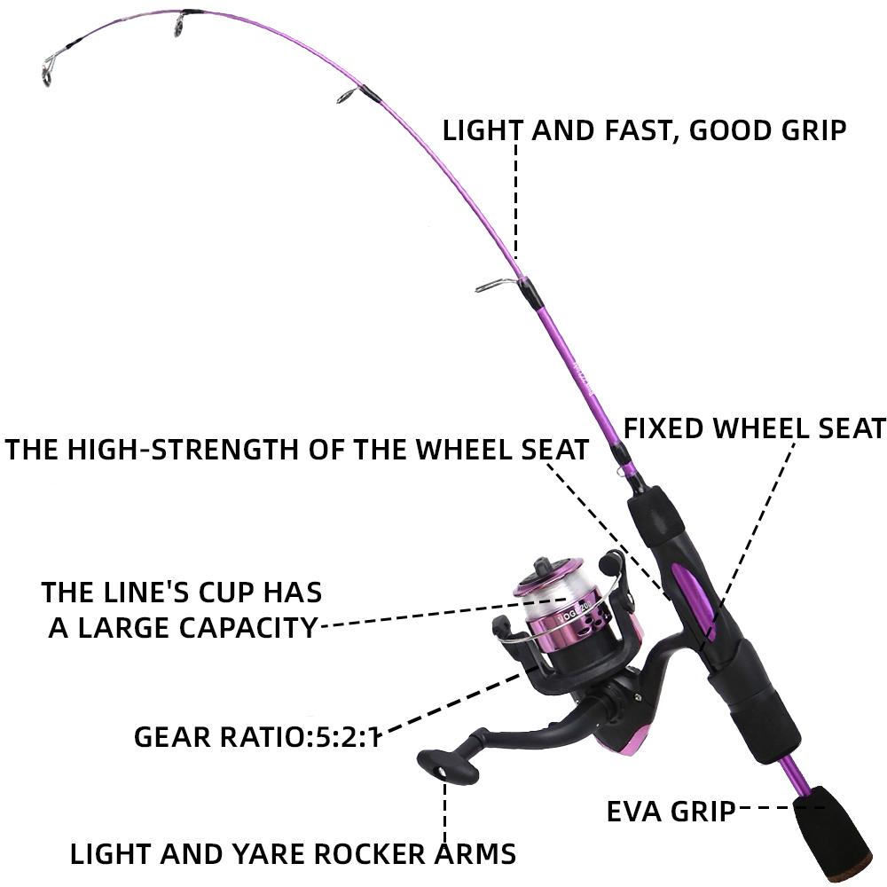 Ice joran pancing serat karbon - Ice Fishing Line ulasan dan harga