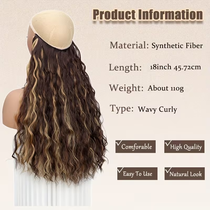 Ekstensi Rambut Sintetis Panja - Monofilament Line ulasan dan harga