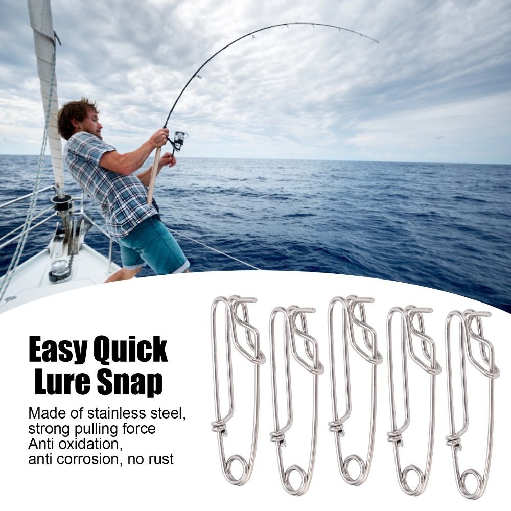 5 Buah Klip Tali Panjang Baja  - Saltwater Line ulasan dan harga