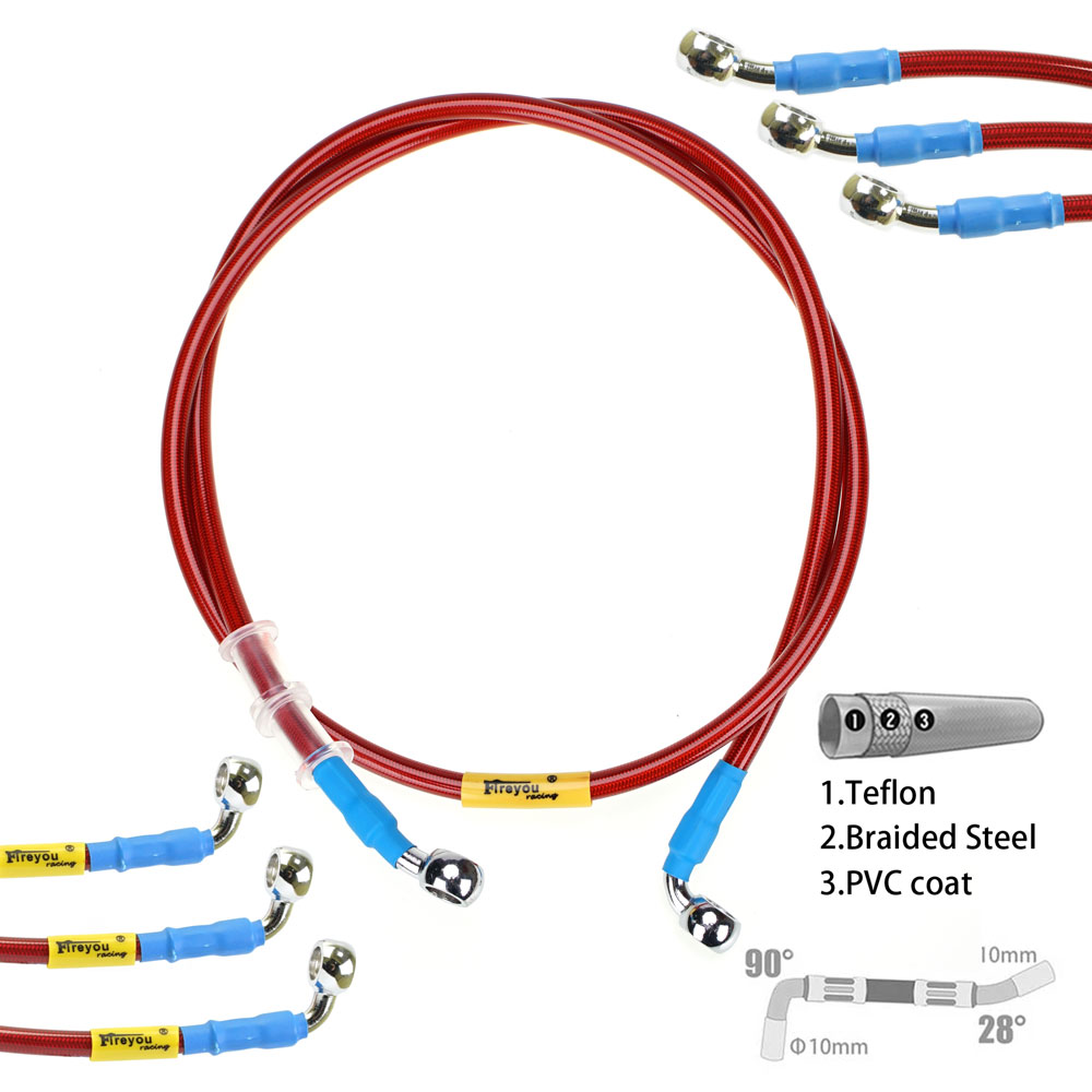 Selang rem hidrolik, 400mm-240 - Braided Line ulasan dan harga