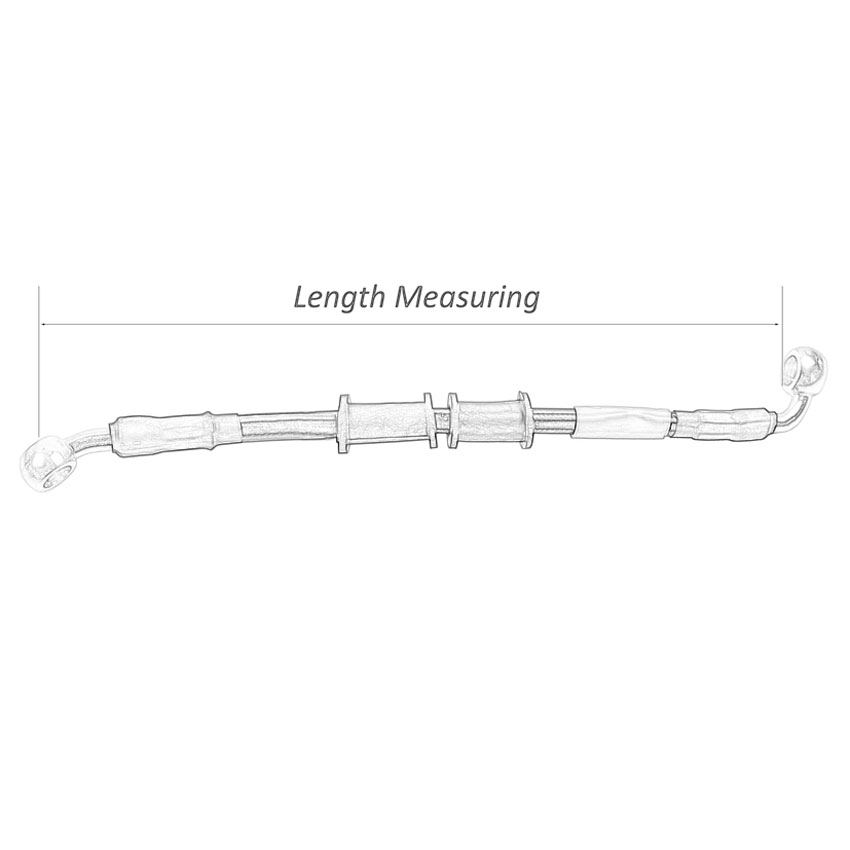 Selang rem hidrolik, 400mm-240 - Braided Line ulasan dan harga