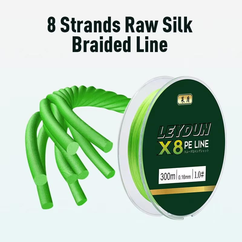 LEYDUN senar pancing 8 untai k - Copolymer Line ulasan dan harga