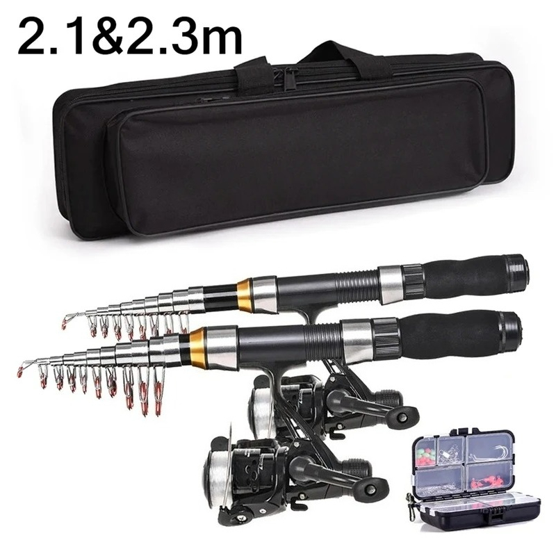 BRAVMAK 2.1/ 2.3 m Joran Panci - Fishing Line Spooler ulasan dan harga
