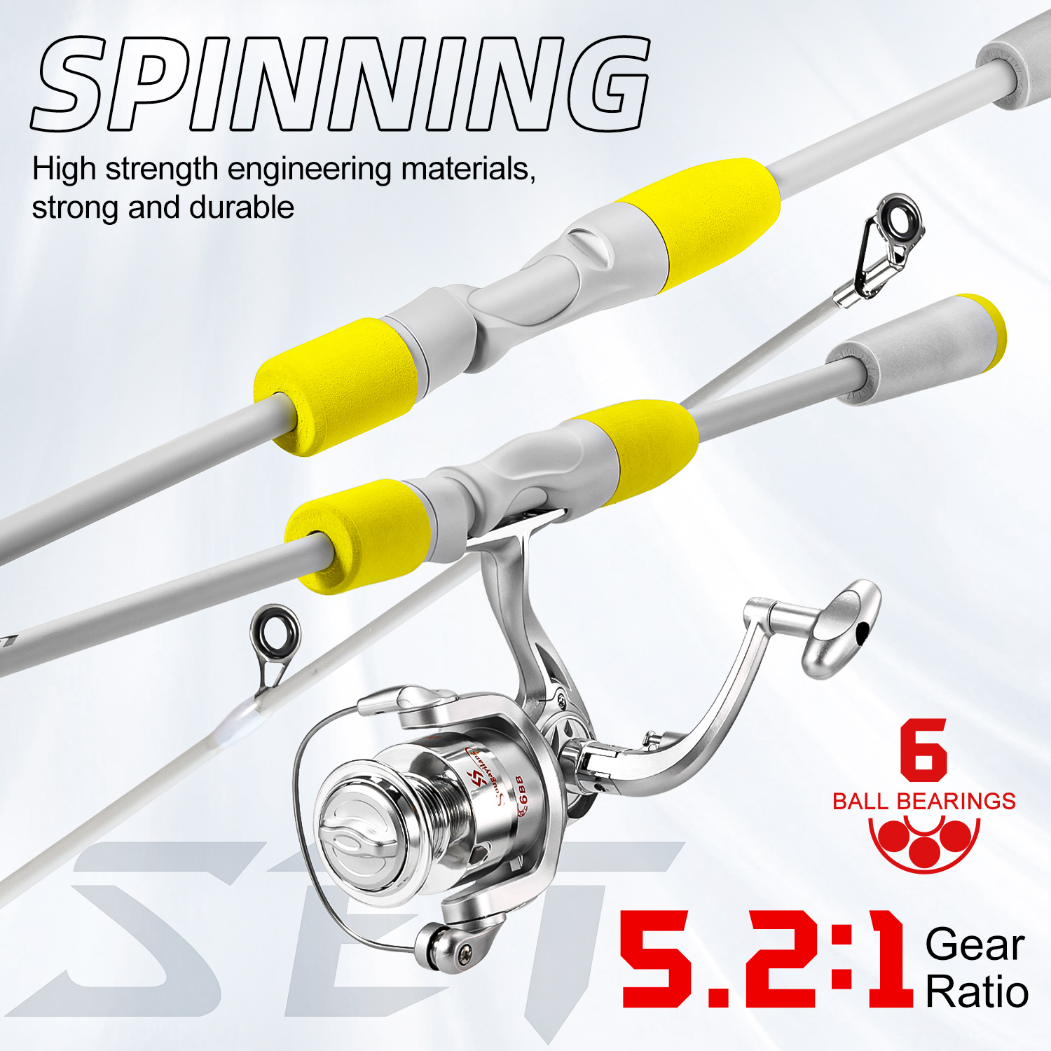 Sougayilang 2-section Spinning - Fishing Line Spooler ulasan dan harga