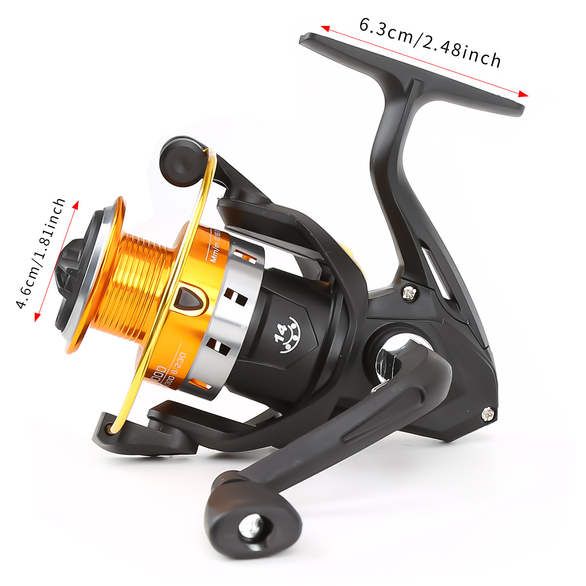 Reel Pancing Putar Dengan Spoo - Ice Fishing Line ulasan dan harga