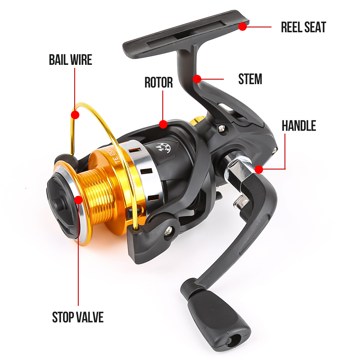 Reel Pancing Putar Dengan Spoo - Ice Fishing Line ulasan dan harga